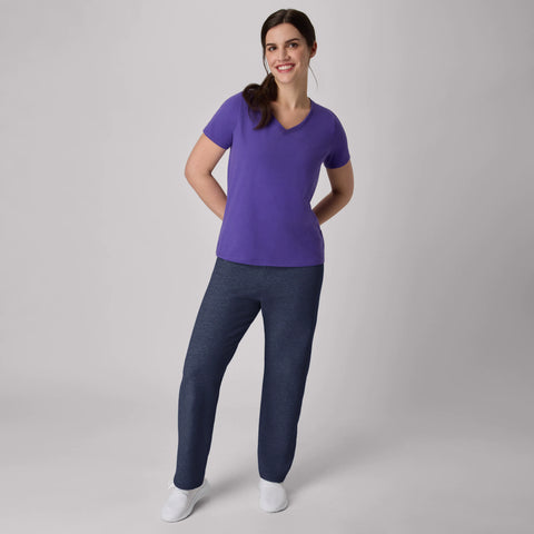 Hanes EcoSmart Women's Fleece Sweatpants with Open Bottom Legs, 30.5