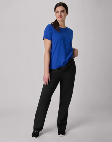 Hanes EcoSmart Women's Fleece Sweatpants with Open Bottom Legs, 30.5