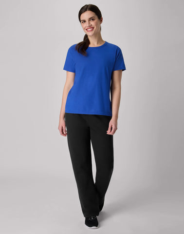 Hanes EcoSmart Women's Fleece Sweatpants with Open Bottom Legs, 30.5