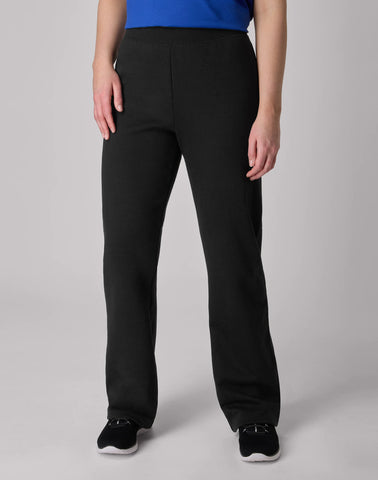 Hanes EcoSmart Women's Fleece Sweatpants with Open Bottom Legs, 30.5