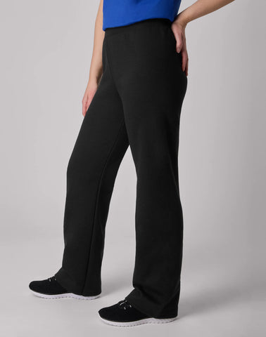 Hanes EcoSmart Women's Fleece Sweatpants with Open Bottom Legs, 30.5