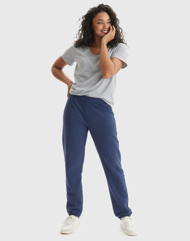 Hanes EcoSmart Women's Fleece Sweatpants with Cinched Cuffs, 30