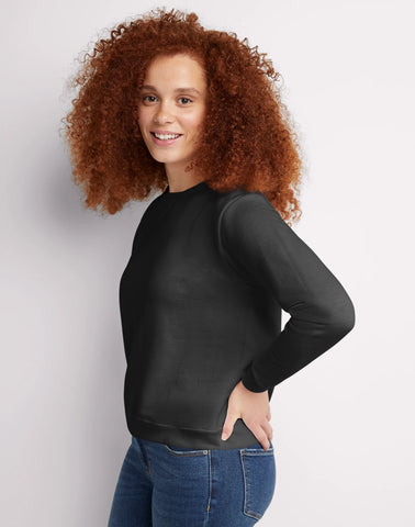 Hanes EcoSmart Women's Fleece Sweatshirt, V-Notch