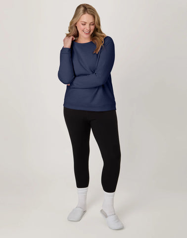 Hanes EcoSmart Women's Fleece Sweatshirt, V-Notch
