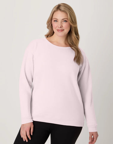 Hanes EcoSmart Women's Fleece Sweatshirt, V-Notch