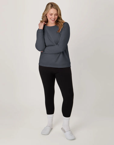 Hanes EcoSmart Women's Fleece Sweatshirt, V-Notch
