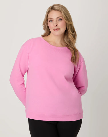 Hanes EcoSmart Women's Fleece Sweatshirt, V-Notch