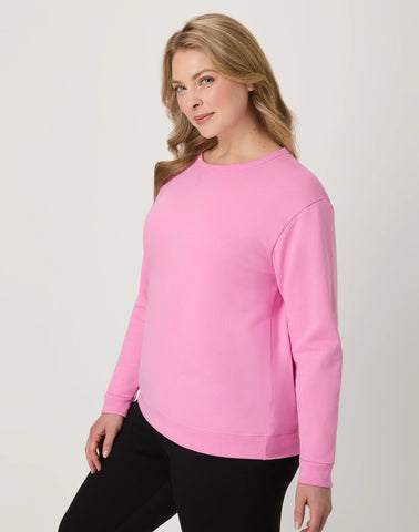 Hanes EcoSmart Women's Fleece Sweatshirt, V-Notch