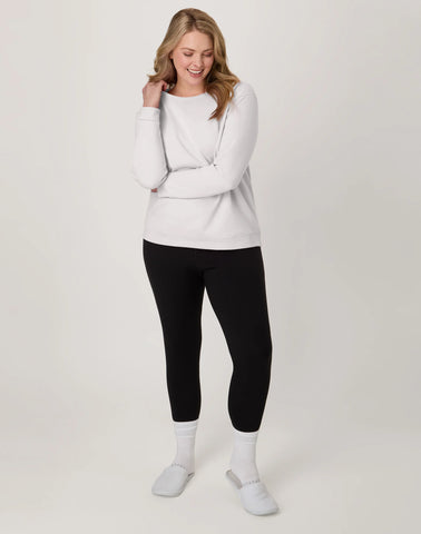 Hanes EcoSmart Women's Fleece Sweatshirt, V-Notch
