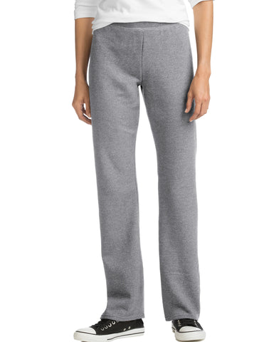 Hanes EcoSmart Women's Fleece Sweatpants with Open Bottom Legs, 28.5(Petite Size)