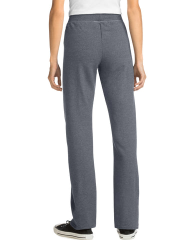 Hanes EcoSmart Women's Fleece Sweatpants with Open Bottom Legs, 28.5(Petite Size)