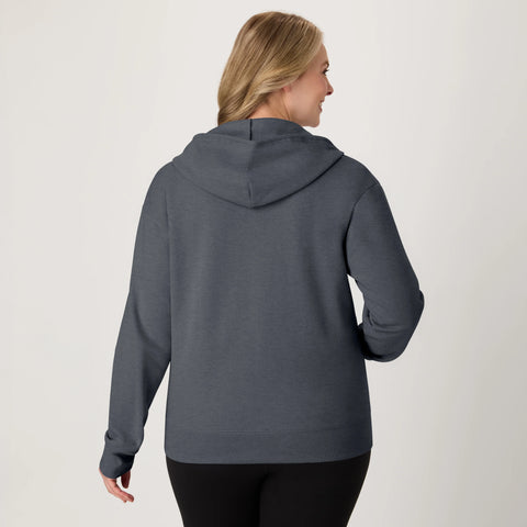 Hanes EcoSmart Women's Full-Zip Fleece Hoodie