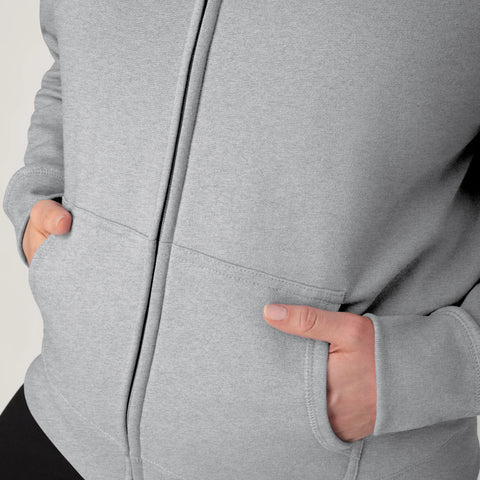 Hanes EcoSmart Women's Full-Zip Fleece Hoodie