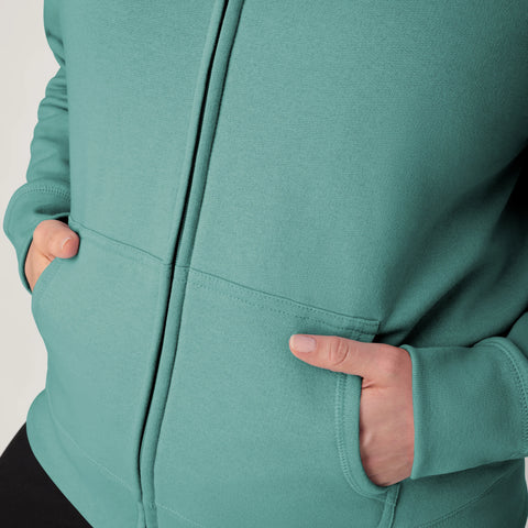 Hanes EcoSmart Women's Full-Zip Fleece Hoodie