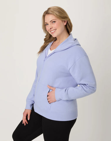Hanes EcoSmart Women's Full-Zip Fleece Hoodie