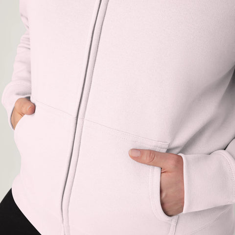 Hanes EcoSmart Women's Full-Zip Fleece Hoodie