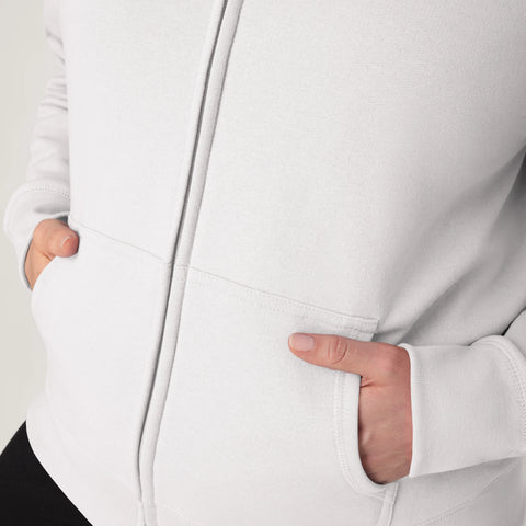 Hanes EcoSmart Women's Full-Zip Fleece Hoodie