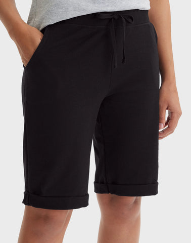 Hanes Women's French Terry Bermuda Shorts, 11