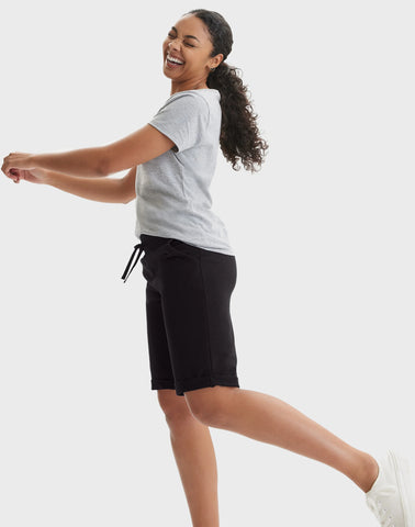 Hanes Women's French Terry Bermuda Shorts, 11