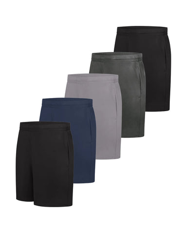 Hanes CoolDRI Men's Shorts, 5-Pack, 7