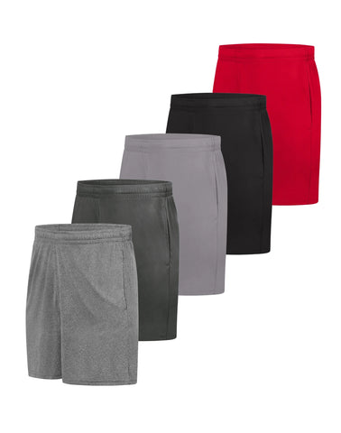 Hanes CoolDRI Men's Shorts, 5-Pack, 7
