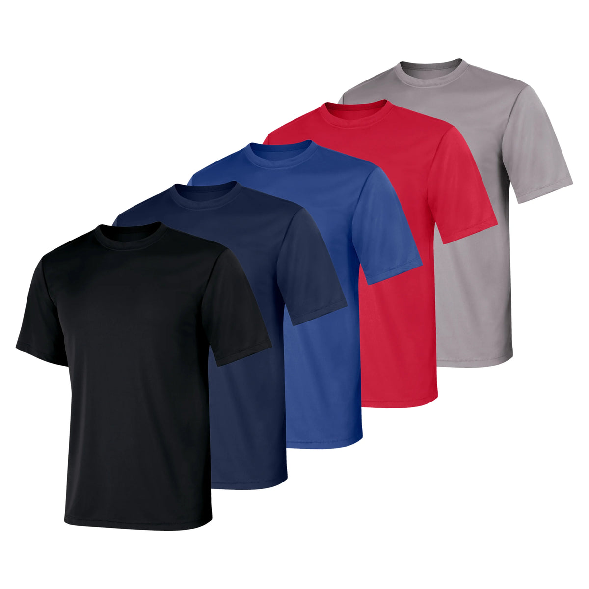 Hanes Sport Cool DRI Men's Performance T-Shirt, Value 5-Pack