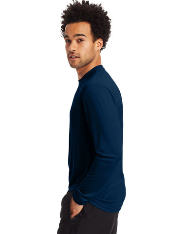 Hanes Sport Cool DRI Men's Performance Long Sleeve T-Shirt, Value 4-Pack