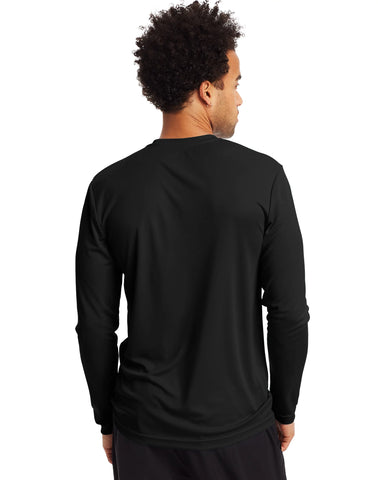 Hanes Sport Cool DRI Men's Performance Long Sleeve T-Shirt, Value 2-Pack