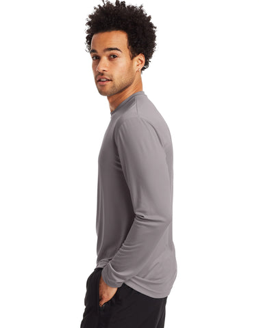 Hanes Sport Cool DRI Men's Performance Long Sleeve T-Shirt, Value 2-Pack