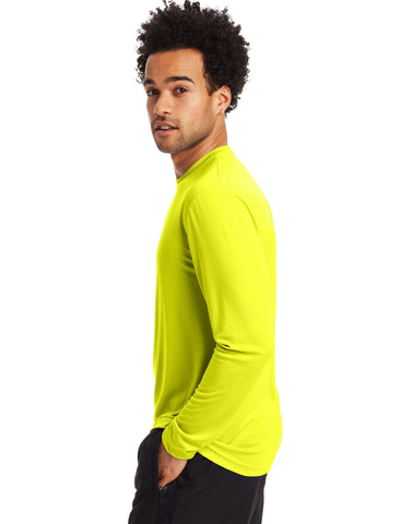 Hanes Sport Cool DRI Men's Performance Long Sleeve T-Shirt, Value 2-Pack
