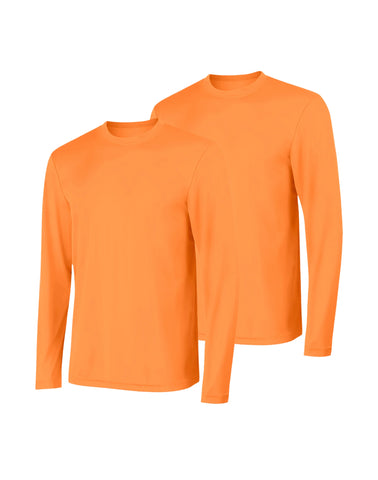 Hanes Sport Cool DRI Men's Performance Long Sleeve T-Shirt, Value 2-Pack