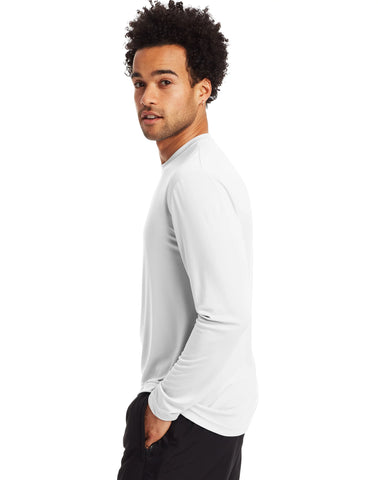 Hanes Sport Cool DRI Men's Performance Long Sleeve T-Shirt, Value 2-Pack