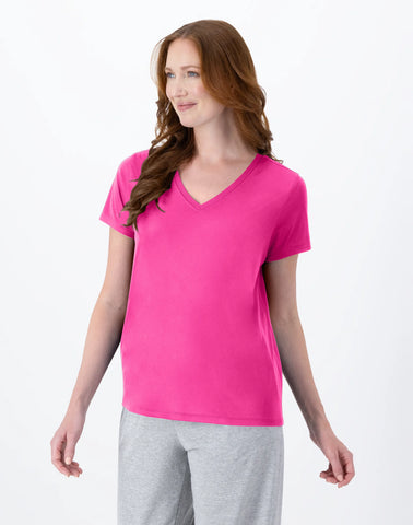 Hanes Sport Cool DRI Women's Performance V-Neck T-Shirt, 5-Pack