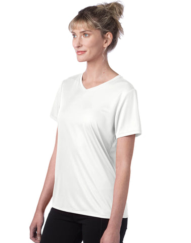 Hanes Sport Cool DRI Women's Performance V-Neck T-Shirt