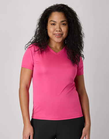 Hanes Sport Cool DRI Women's Performance V-Neck T-Shirt