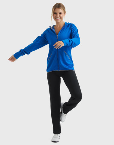 Hanes Sport Women's Full-Zip Fleece Hoodie