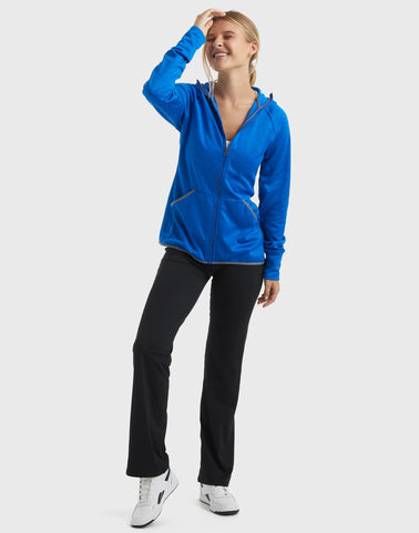 Hanes Sport Women's Full-Zip Fleece Hoodie