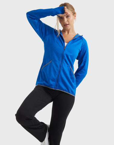 Hanes Sport Women's Full-Zip Fleece Hoodie