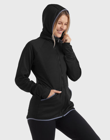 Hanes Sport Women's Full-Zip Fleece Hoodie