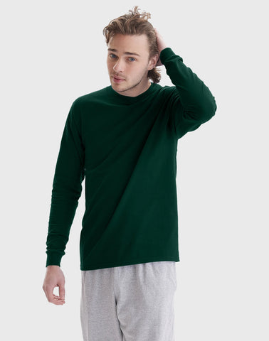 Hanes Beefy Men's Long Sleeve T-Shirt, Cotton