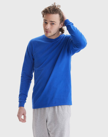 Hanes Beefy Men's Long Sleeve T-Shirt, Cotton
