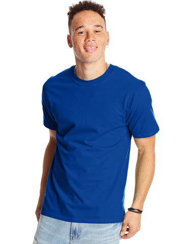 Hanes Beefy-T Men's Heavyweight Cotton T-Shirt, Value 2-Pack (Big & Tall Sizes)
