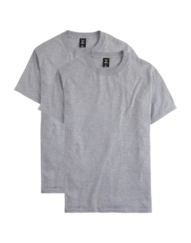 Hanes Beefy-T Men's Heavyweight Cotton T-Shirt, Value 2-Pack (Big & Tall Sizes)