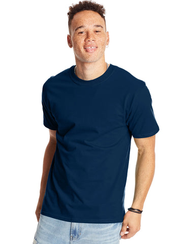 Hanes Beefy-T Men's Heavyweight Cotton T-Shirt, Value 2-Pack (Big & Tall Sizes)