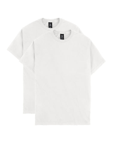 Hanes Beefy-T Men's Heavyweight Cotton T-Shirt, Value 2-Pack (Big & Tall Sizes)