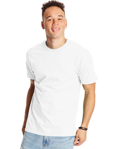 Hanes Beefy-T Men's Heavyweight Cotton T-Shirt, Value 2-Pack (Big & Tall Sizes)