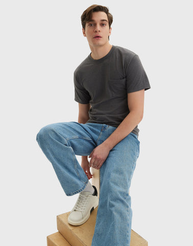 Hanes Beefy-T Unisex Cotton Pocket T-Shirt