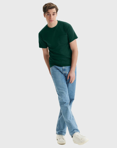 Hanes Beefy-T Unisex Cotton Pocket T-Shirt