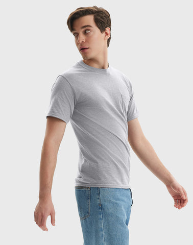 Hanes Beefy-T Unisex Cotton Pocket T-Shirt