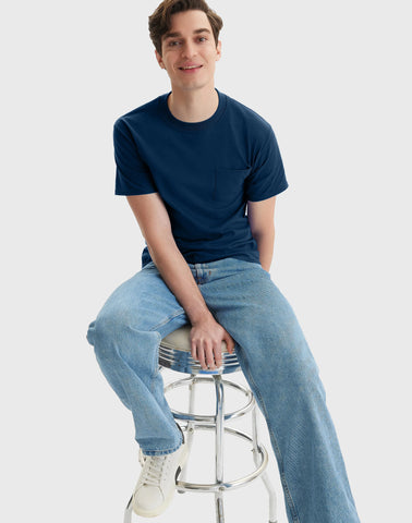 Hanes Beefy-T Unisex Cotton Pocket T-Shirt